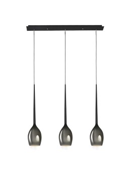 Azzardo IZZA 3 SMOKY 3xE14 Wisząca Dymiony AZ2937 - produkt 2