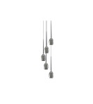 Pendant lamps - Azzardo IZZA 5 SMOKY 5xE14 Pendant Smoky AZ2939 - product 1