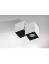 Azzardo FLAVIO 1 WHITE/BLACK 1xGU10 Ceiling Spotlight White/Black AZ0791