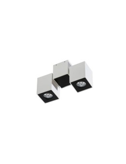 Azzardo FLAVIO 2 WHITE/BLACK 2xGU10 Ceiling Spotlight White/Black AZ0792