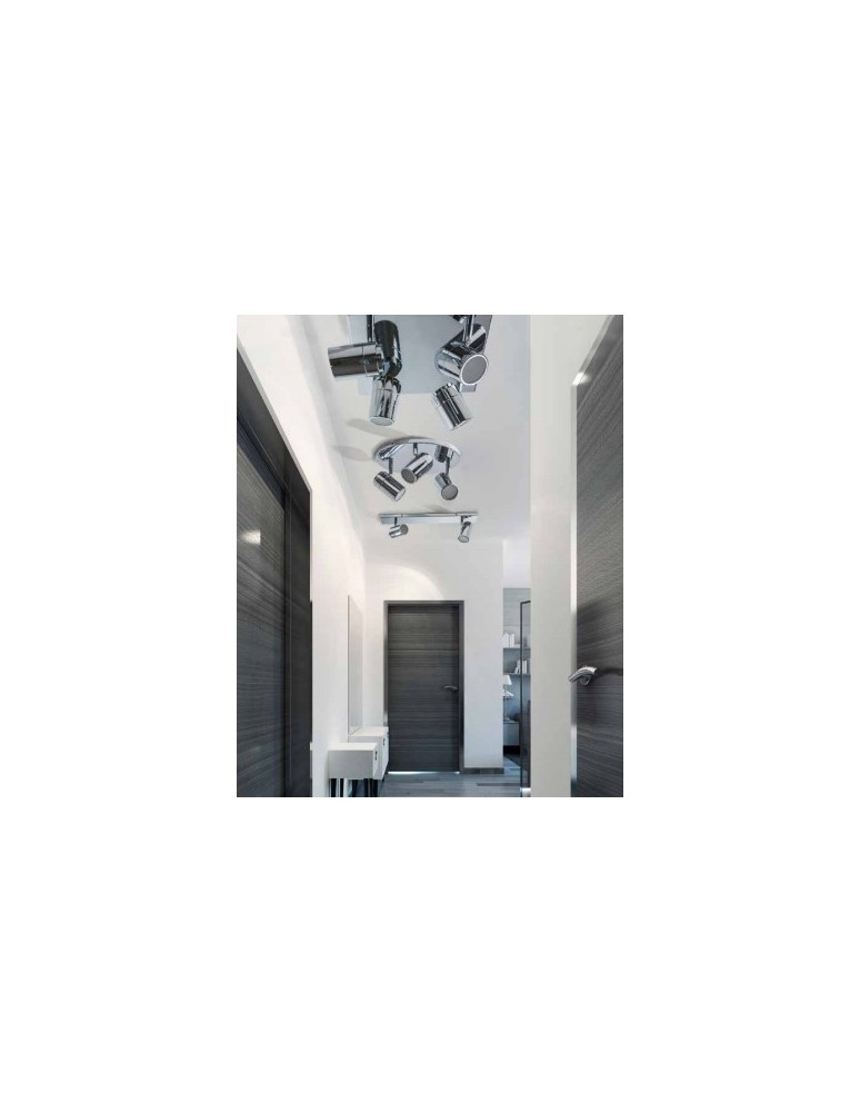 Bathroom wall lamps - Azzardo NOEMIE 2 2xGU10 Ceiling and Wall Mount IP44 Chrome AZ2555 - product kolory-swiatla.pl 1