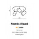 Azzardo NOEMIE 3 ROUND 3xGU10 Sufitowa Chrom IP44 AZ2556