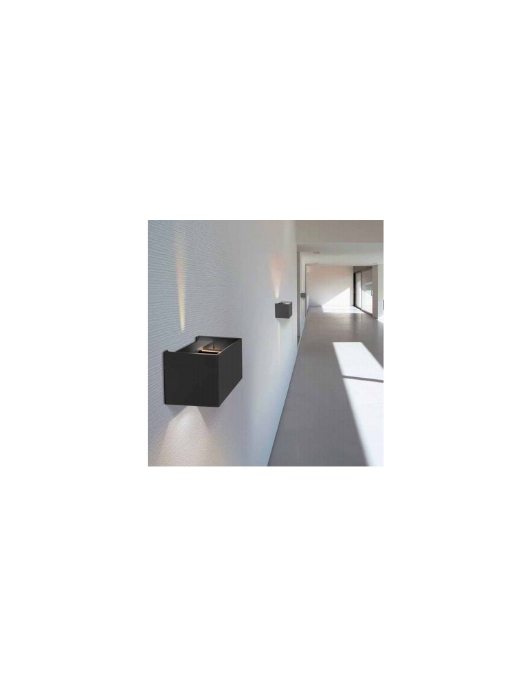 Modern wall lamps - Azzardo LETICIA BLACK 1xG9 Wall Mounted Black AZ2932 - product kolory-swiatla.pl 2