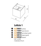 Modern wall lamps - Azzardo LETICIA BLACK 1xG9 Wall Mounted Black AZ2932 - product 3