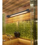 Bathroom wall lamps - Azzardo DALI 120 4000K BLACK 1xLED Wall Mounted Black IP44 AZ2899 - product 3