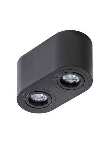Azzardo BRANT 2 BLACK 2xGU10 Surface Mounted Black AZ2821