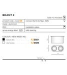 Ceiling luminaires for replaceable light source - Azzardo BRANT 2 WHITE 2xGU10 Surface-mounted White AZ2820 - product 2