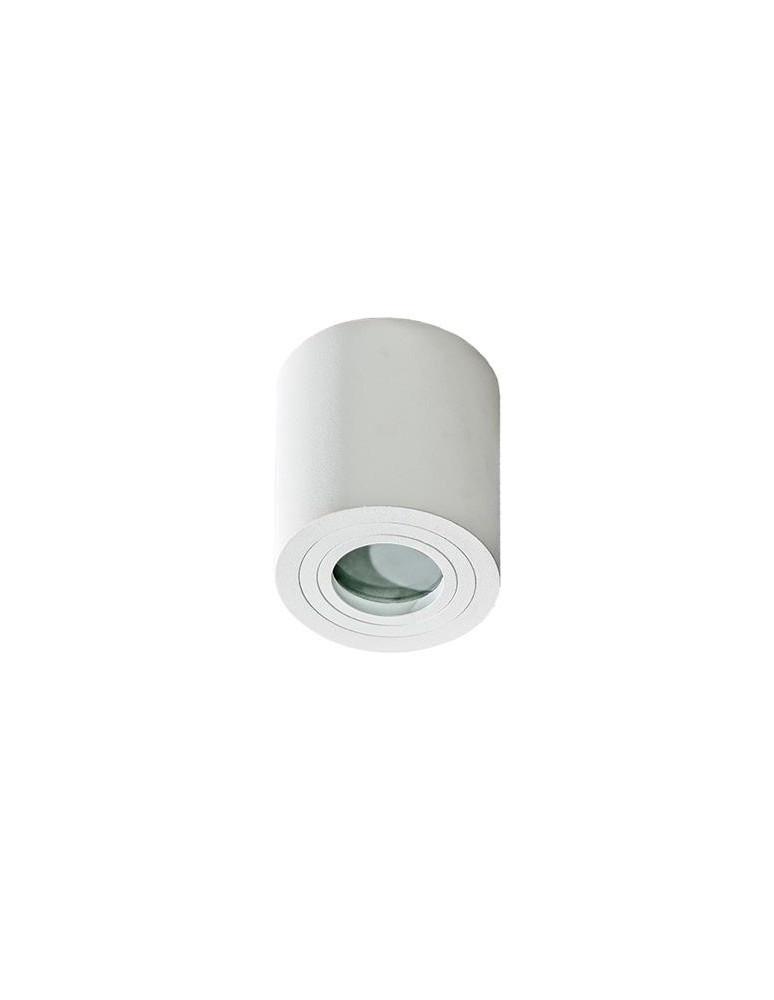 Hermetic ceiling luminaires - Azzardo BRANT IP44 WHITE 1xGU10 Surface-mounted White IP44 AZ2690 - product kolory-swiatla.pl 1