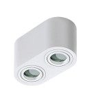 Hermetic ceiling luminaires - Azzardo BRANT 2 IP44 WHITE 2xGU10 Surface Mounted White IP44 AZ2816 - product 1