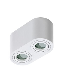 Azzardo BRANT 2 IP44 WHITE 2xGU10 Natynkowa Biały IP44 AZ2816