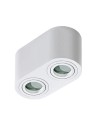 Azzardo BRANT 2 IP44 WHITE 2xGU10 Natynkowa Biały IP44 AZ2816