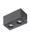 Azzardo BRANT 2 SQUARE BLACK 2xGU10 Surface Mounted Black AZ2827