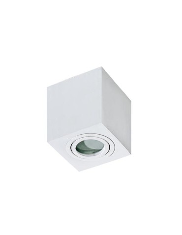 Azzardo BRANT SQUARE IP44 WHITE 1xGU10 Surface Mounted White IP44 AZ2822