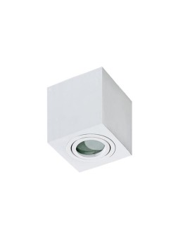 Azzardo BRANT SQUARE IP44 WHITE 1xGU10 Natynkowa Biały IP44 AZ2822