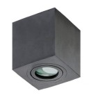 Hermetic ceiling luminaires - Azzardo BRANT SQUARE IP44 BLACK 1xGU10 Surface Mounted Black IP44 AZ2878 - product 1