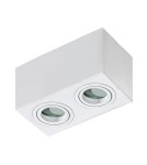 Hermetic ceiling luminaires - Azzardo BRANT 2 SQUARE IP44 WHITE 2xGU10 Surface-mounted White IP44 AZ2823 - product 1