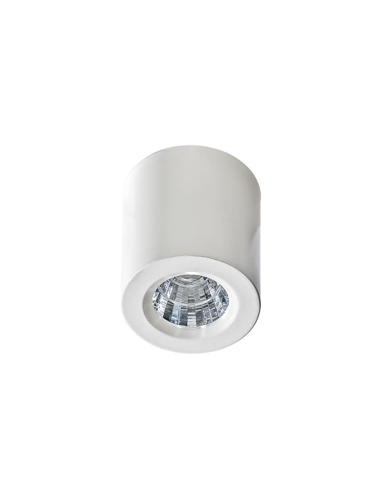 LED ceiling luminaires - Azzardo NANO ROUND WHITE 1xLED Surface Mounted White AZ2784 - product kolory-swiatla.pl 1