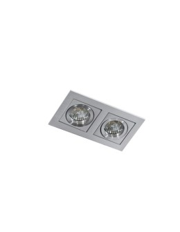 Azzardo PACO 2 ALUMINIUM 2xGU10 Recessed Aluminium AZ0798