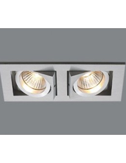 Azzardo PACO 2 ALUMINIUM 2xGU10 Recessed Aluminium AZ0798 - product 2