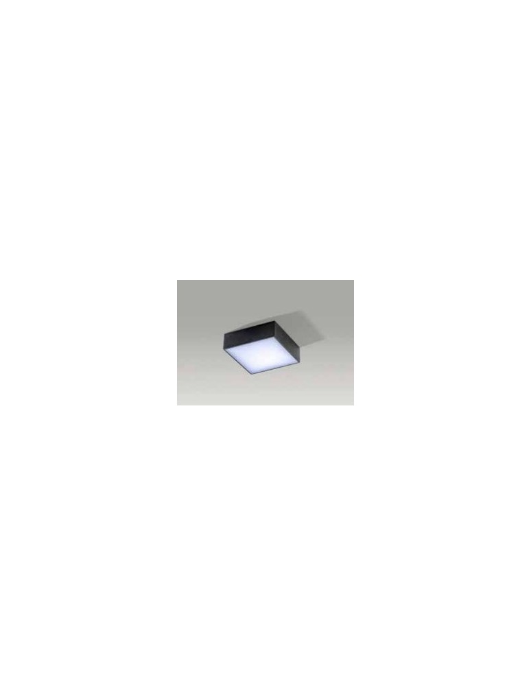 Square plafonds - Azzardo FALCO 12 4000K BLACK 1xLED Ceiling Light Black AZ2783 - product kolory-swiatla.pl 1