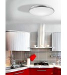 Round Plafonds - Azzardo JUNONA 33 4000K CHROME 1xLED Chrome Ceiling Light AZ2748 - product 2