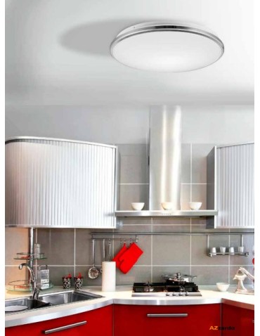 Azzardo JUNONA 33 3000K CHROME 1xLED Chrome Ceiling Light AZ2749 - product 2