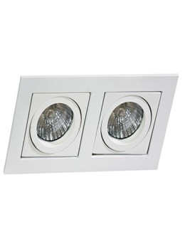 Azzardo PACO 2 WHITE 2xGU10 Wpuszczana Biały AZ0799 - produkt 2