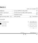 Square flush-mounted lamps - Azzardo PACO 2 WHITE 2xGU10 Recessed White AZ0799 - product 3
