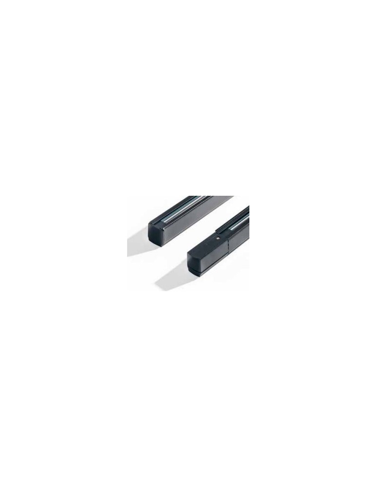 3 phase buses - Azzardo Track Set 1m Black 3F busbar with end feed and end cap AZ2987 - product kolory-swiatla.pl 1