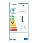 Square flush-mounted lamps - Azzardo PACO 2 WHITE 2xGU10 Recessed White AZ0799 - product 4