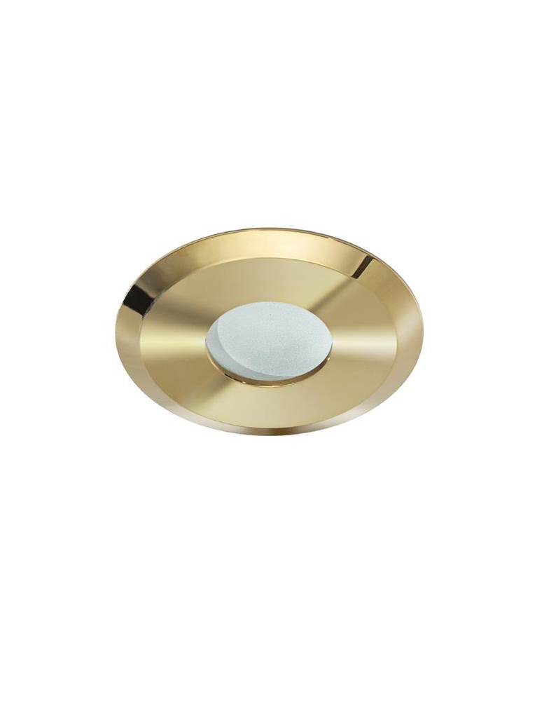 Flush-mounted hermetic lamps - Azzardo OSCAR IP44 GOLD 1xGU10 Recessed Gold IP44 AZ2800 - product kolory-swiatla.pl 1