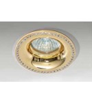 Decorative flush-mounted lamps - Azzardo ADAMO MIDST DIAMOND GO 1xGU10 Recessed Gold AZ2740 - product 1