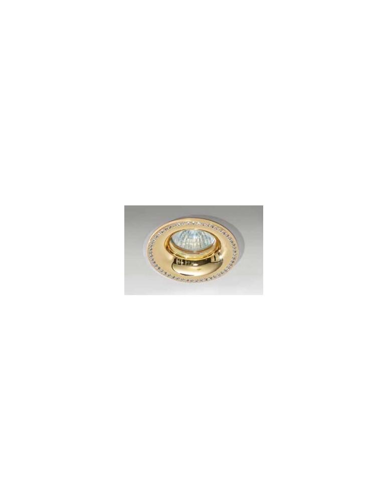 Decorative flush-mounted lamps - Azzardo ADAMO MIDST DIAMOND GO 1xGU10 Recessed Gold AZ2740 - product kolory-swiatla.pl 1