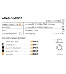 Round flush-mounted lamps - Azzardo ADAMO MIDST MATT BLACK 1xGU10 Recessed Mat Black AZ2562 - product 2