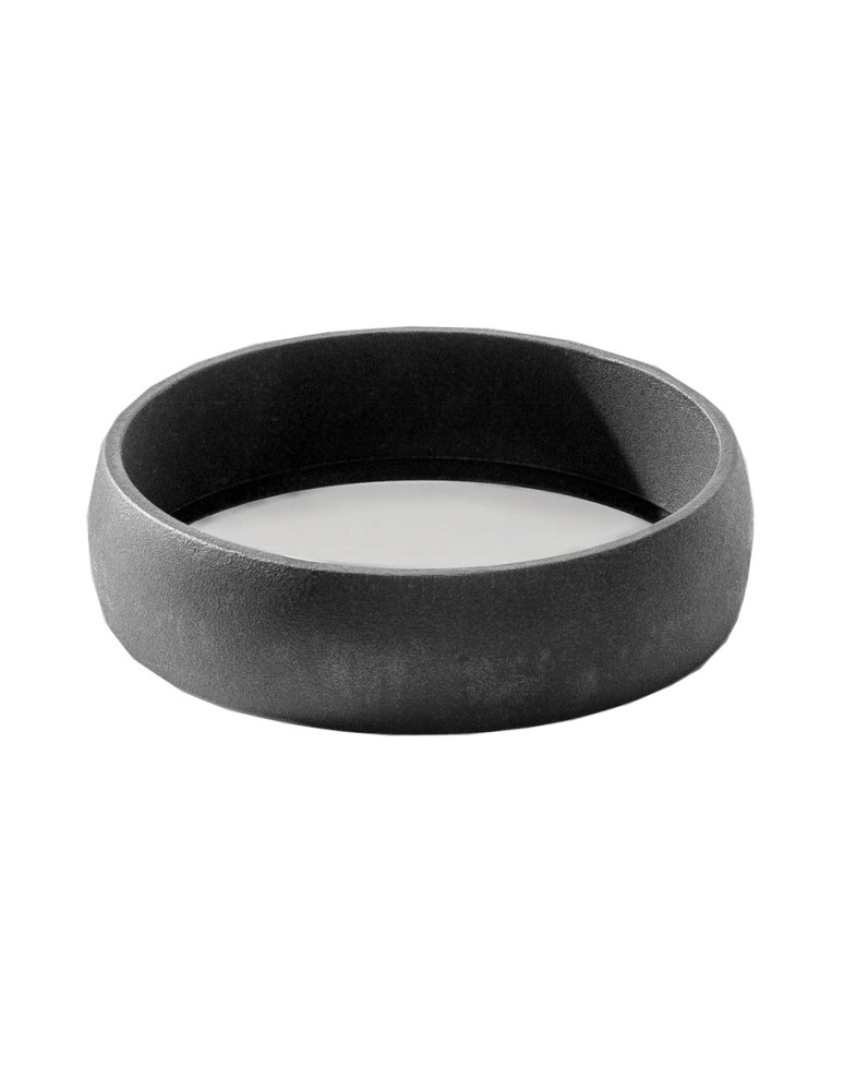 Round flush-mounted lamps - Azzardo ADAMO RING MATT BLACK Decorative Ring for Luminaire Matte Black AZ2567 - product kolory-swiatla.pl 1