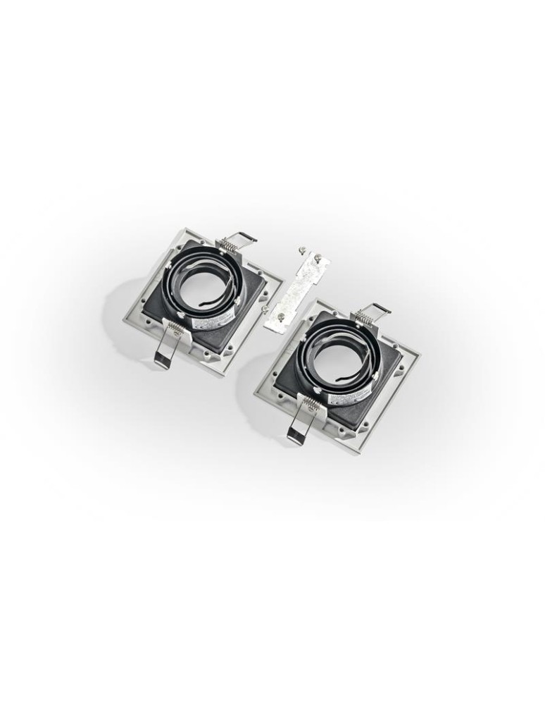Square flush-mounted lamps - Azzardo MINORKA BLACK/GOLD 1xGU10 Recessed Black/Gold AZ2802 - product kolory-swiatla.pl 4