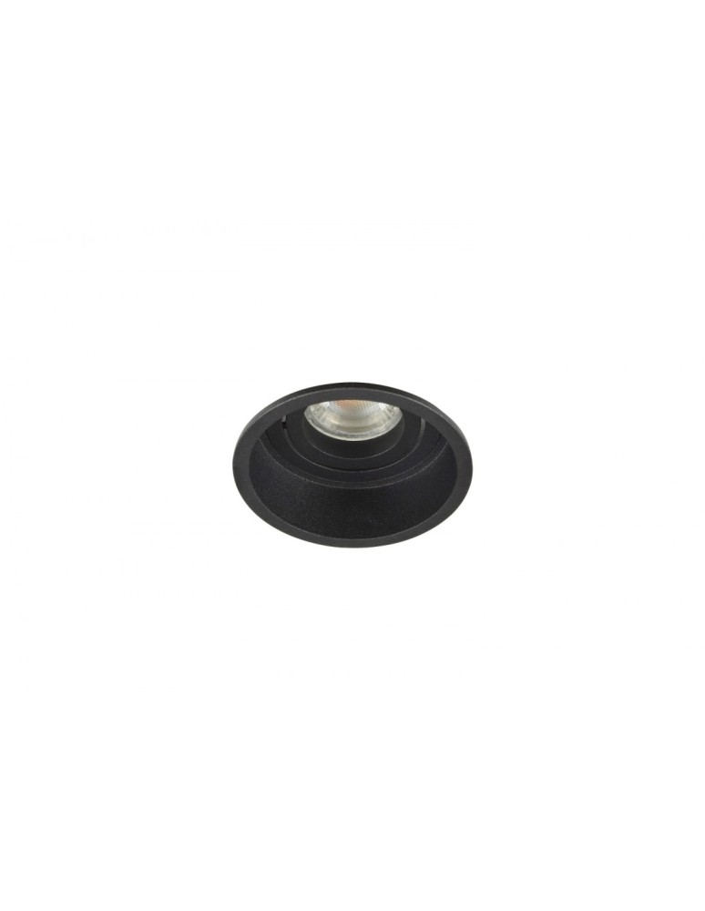 Round flush-mounted lamps - Azzardo TORRES GU10 BLACK 1xGU10 Recessed Black AZ2683 - product kolory-swiatla.pl 1