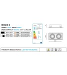 Flush-mounted directional lights - Azzardo NOVA 2 WHITE/BLACK 2xES111 Recessed White/Black AZ2877 - product 3