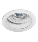 Round flush-mounted lamps - Azzardo IBIZA WHITE/WHITE 1xGU10 Recessed White AZ2803 - product 1