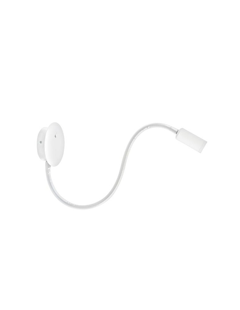 Reading wall lamps - Azzardo NOGAT WHITE 1xLED Wall-mounted White AZ2944 - product kolory-swiatla.pl 1