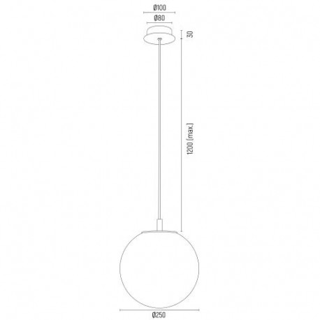 Argon ALMIROS 8447 lampa wisząca 1 pł., średnia, klosz biało-brązowy (marmurek), elementy mosiądz szkło, mosiądz, oplot 