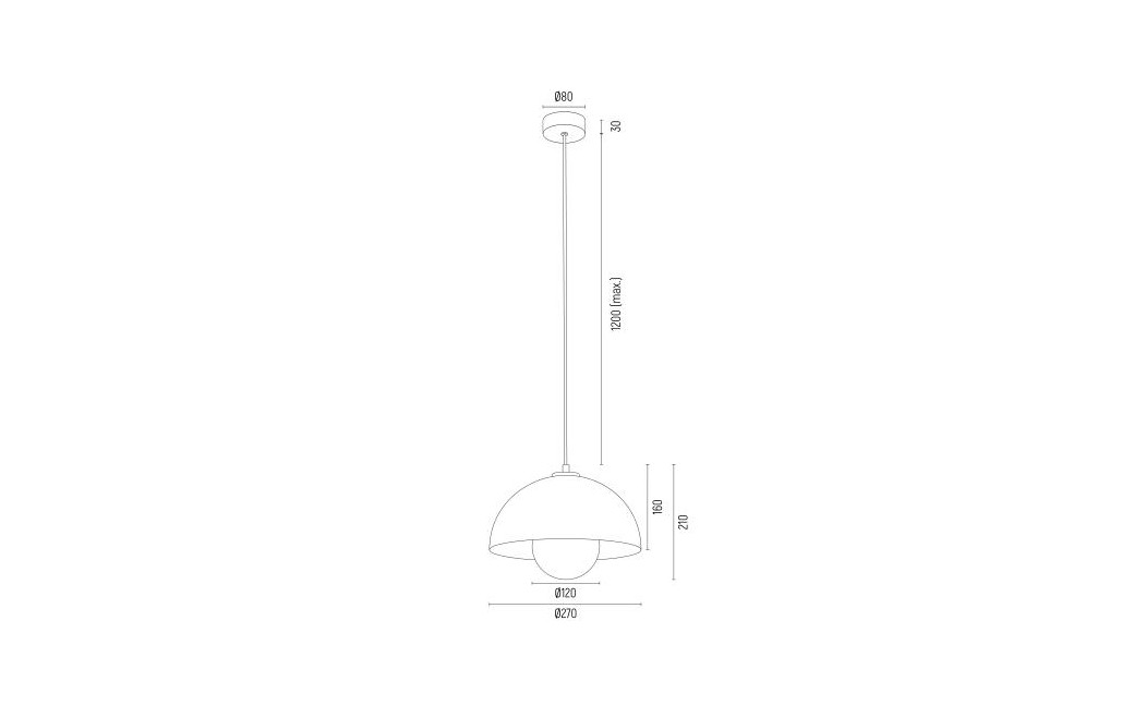 Argon PIAVA 8443 lampa wisząca 1 pł., klosz biało-brązowy (marmurek), elementy kremowe białe szkło, stal lakierowana 8443