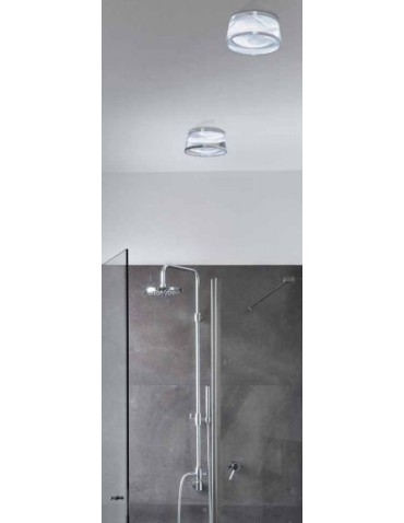 Azzardo UNA 3000K CHROME 1xLED Sufitowa Przeźroczysty IP44 AZ2772 - produkt 2