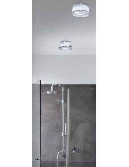 Azzardo UNA 3000K CHROME 1xLED Sufitowa Przeźroczysty IP44 AZ2772 - produkt 2