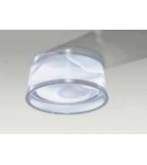 Flush-mounted hermetic lamps - Azzardo UNA 4000K CHROME 1xLED Ceiling Translucent IP44 AZ2773 - product 2