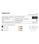 Stair step lighting - Azzardo SANE 40 BLACK 1xLED Recessed Wall/Staircase Black AZ2765 - product 3