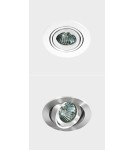 Round flush-mounted lamps - Azzardo CARLO 1 ALUMINIUM 1xGU10 Recessed Aluminum AZ0804 - product 3