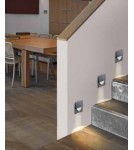 Product categories - Azzardo SANE 40 NICKEL 1xLED Recessed Wall/Staircase Nickel AZ2767 - product 2