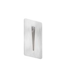 Lamps into the wall - Azzardo RAGGIO SATIN NICKEL 1xLED Recessed Wall Mounted Satin Nickel IP54 AZ2965 - product 1