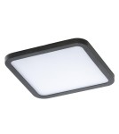 Recessed lamps with hermetic shade - Azzardo SLIM 15 SQUARE 3000K IP44 BLACK 1xLED Recessed Black IP44 AZ2836 - product 1
